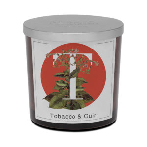 Pernici tobacco cuir big scented candle